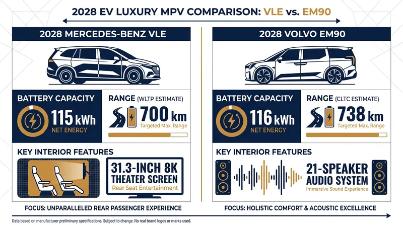 Key specifications of the new wave of luxury electric MPVs.