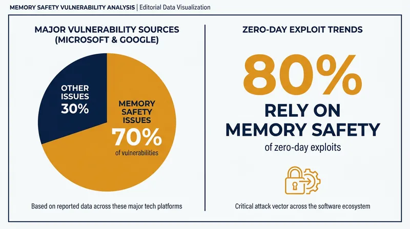 Data from major tech companies reveals that the vast majority of software vulnerabilities stem from a single root cause.