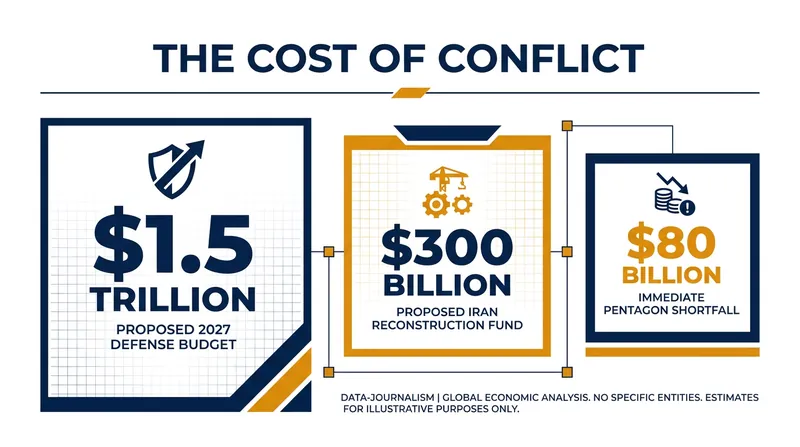 The financial scale of the administration's military requests and the Iran peace deal.