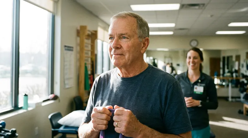 For elderly patients facing mobility loss, an exercise mimetic could serve as a bridge to make physical therapy possible.