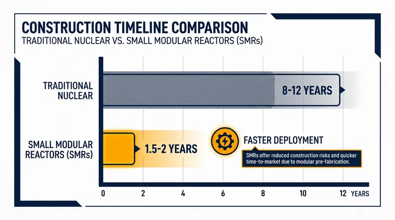 Factory fabrication is expected to cut nuclear construction times by up to 80%.
