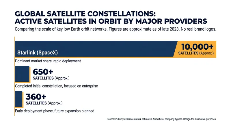 Foreign operators currently dominate the Low Earth Orbit space.