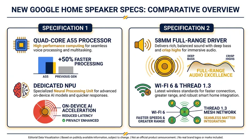 Internal hardware upgrades mark a significant leap over the 2020 Nest Audio.