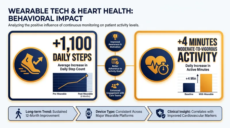 Patients using digital health tools demonstrated measurable increases in daily physical activity.