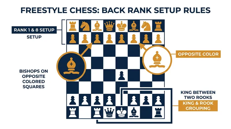 While randomized, the 960 starting positions follow strict rules to ensure a balanced game.