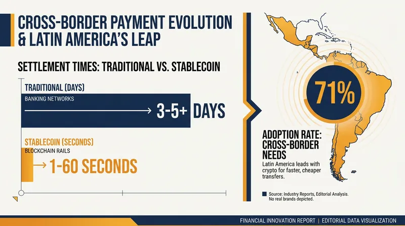 Latin America has emerged as a global leader in utilizing stablecoins to bypass slow, expensive legacy banking rails.