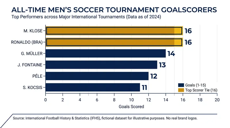 The all-time men's World Cup goalscoring leaderboard now features a tie at the very top.