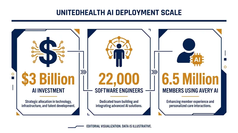 The scale of UnitedHealth's pivot toward artificial intelligence.