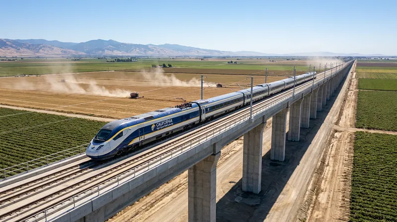 In June 2026, California awarded the contract to begin installing electrified track on its completed Central Valley structures.