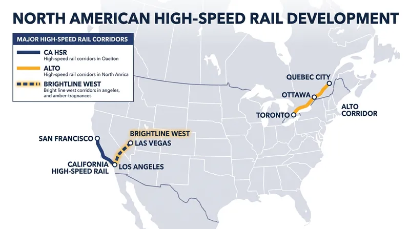 The three mega-projects poised to bring true high-speed rail to North America.