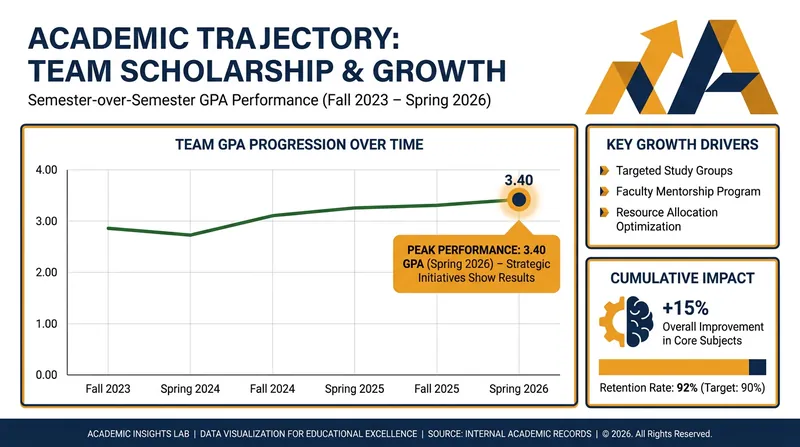 The program's success extended to the classroom, setting a new academic record.