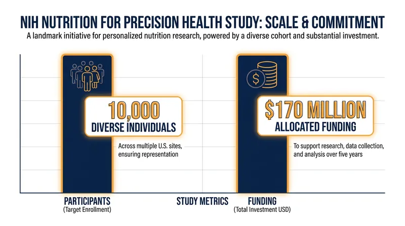 The NIH is conducting the largest precision nutrition study in history to build AI algorithms that predict individual dietary responses.