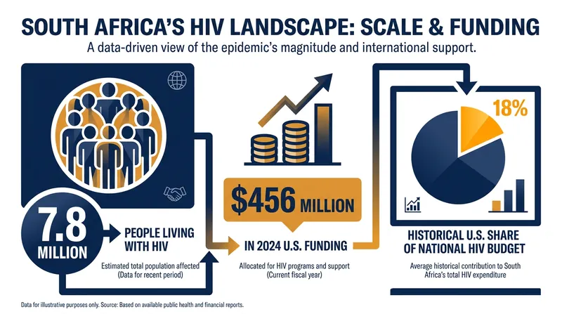 The financial footprint of U.S. AIDS relief in South Africa.