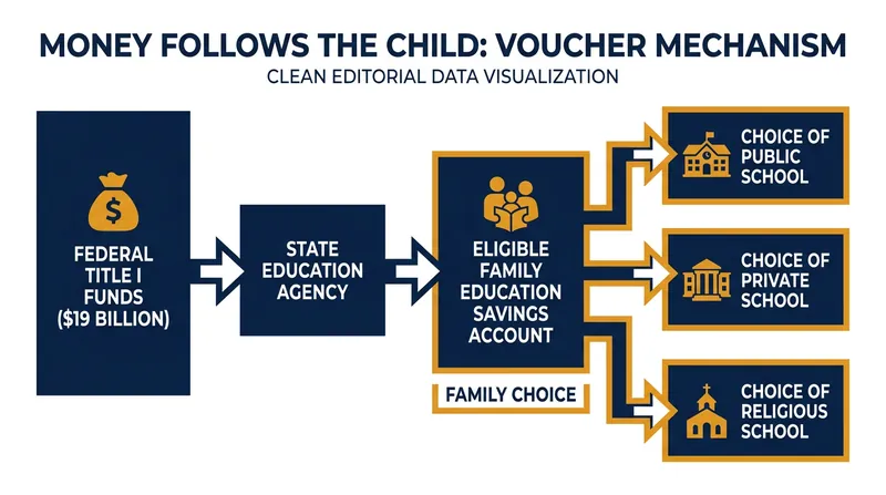How the ruling allows federal Title I funds to be converted into portable education savings accounts.