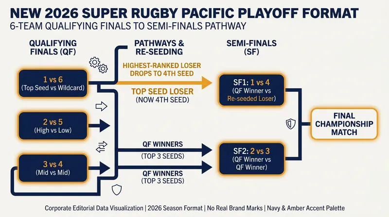 The 2026 playoff format eliminates the home-field advantage for the highest-ranked losing team.