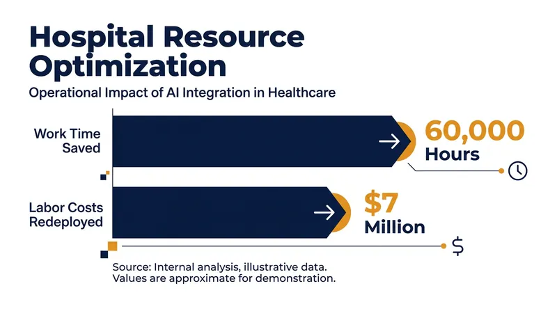 Beyond diagnostics, AI integration is streamlining administrative workflows and saving thousands of clinical hours.