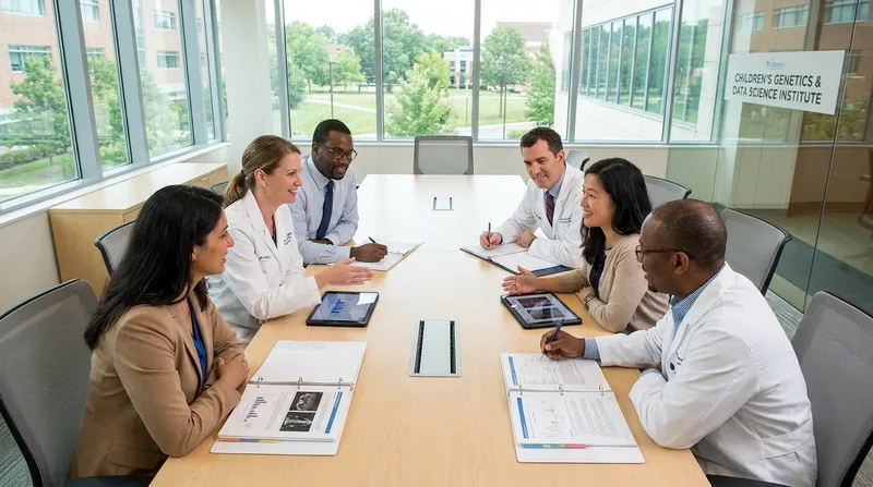 Human experts rigorously review every hypothesis generated by the AI before confirming a diagnosis.