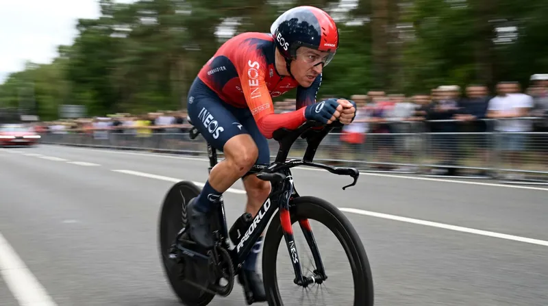 Josh Tarling is racing against the clock to recover from a fractured collarbone in time for his Tour debut.