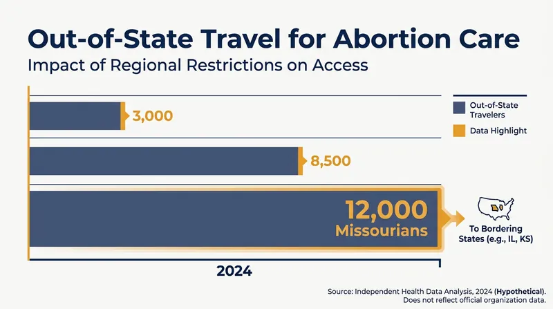 Before the ruling, thousands of Missouri residents traveled to neighboring states to access abortion care.