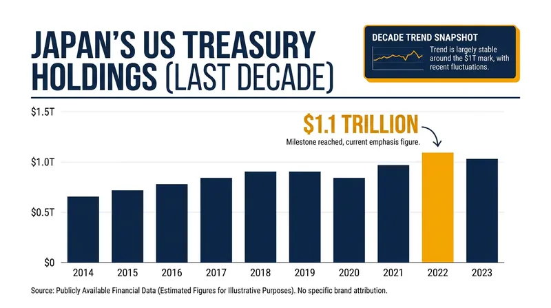 Japan remains the largest foreign holder of United States government debt.