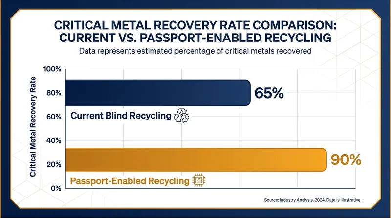 Accurate chemical data allows recyclers to recover significantly more cobalt and nickel.