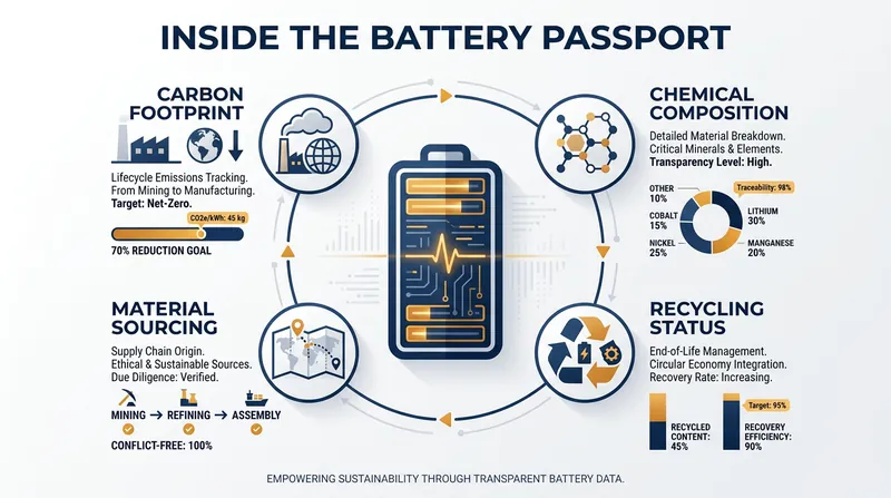 The Battery Passport acts as a digital twin, logging critical data from the mine to the recycling plant.