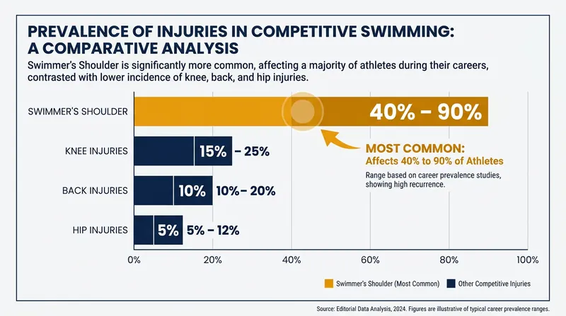 Shoulder impingement remains the most pervasive physical hurdle for competitive swimmers.