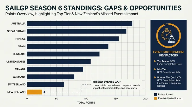 The New Zealand Black Foils remain mathematically alive for the Grand Final despite missing four events.