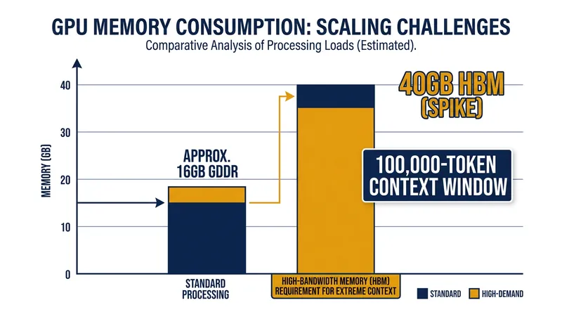 Stuffing large documents into a model's prompt consumes exorbitant amounts of High-Bandwidth Memory.