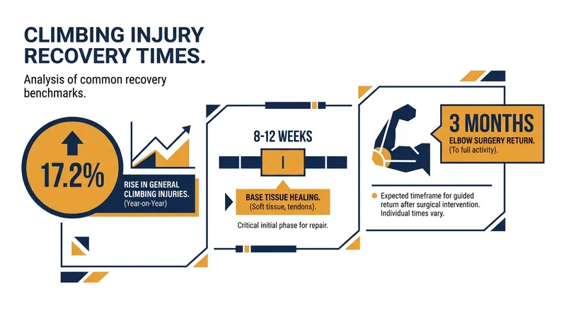Advancements in sports medicine are helping climbers map out exact recovery timelines for severe musculoskeletal injuries.