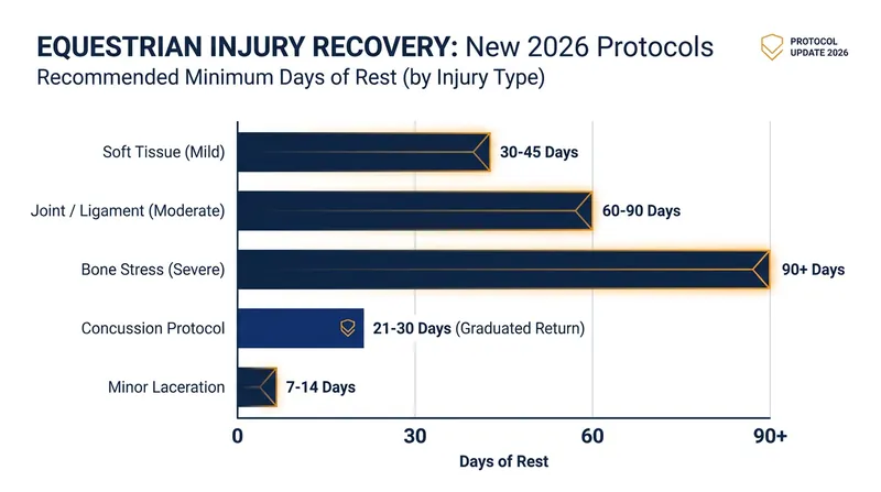 New governing body protocols mandate strict minimum recovery times before riders can remount.