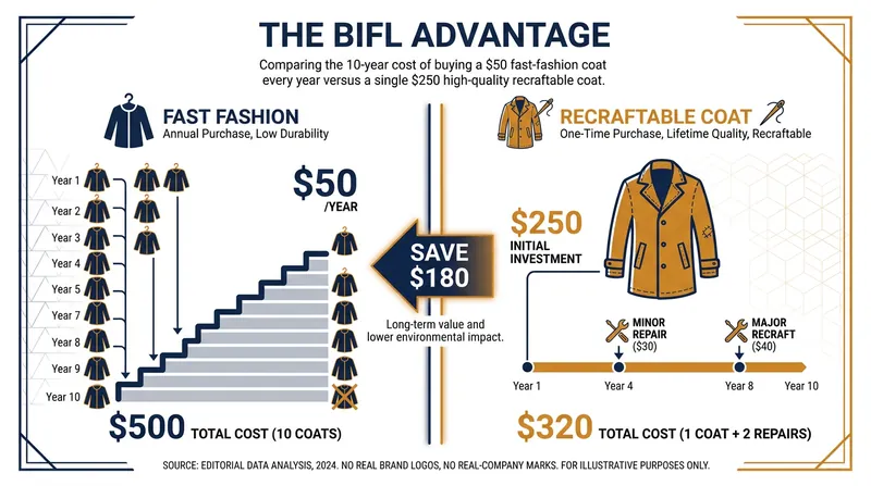While durable goods carry a higher upfront price, they drastically reduce lifetime spending.