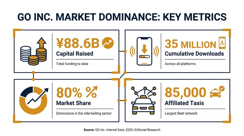 GO's massive user base and fleet network secured its $1.2 billion valuation.