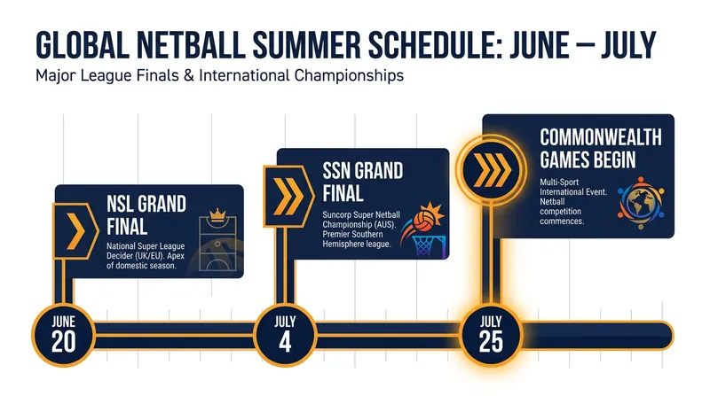 The compressed 2026 domestic schedules lead directly into the Glasgow Commonwealth Games.