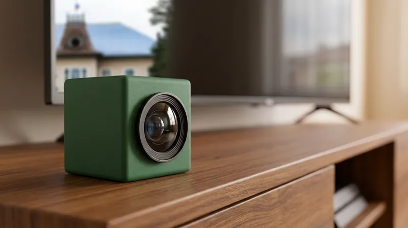 Measuring just three inches on all sides, the console processes all motion data locally to ensure privacy.
