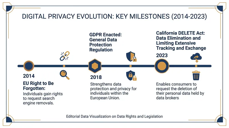Legal frameworks are slowly adapting to give citizens the right to erase their digital histories.