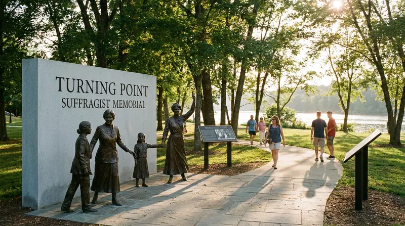 The legislation was ceremonially signed at the Turning Point Suffragist Memorial, honoring the women who fought for the 19th Amendment.