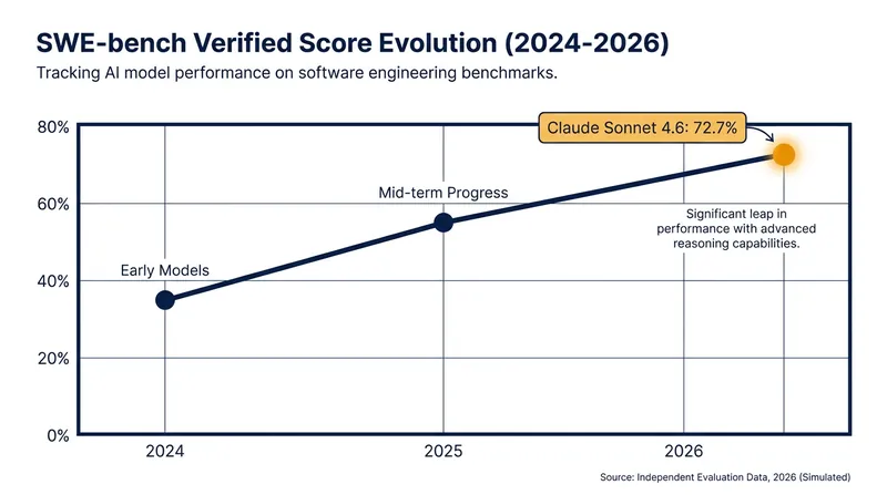 Claude Sonnet 4.6 has set a new standard for autonomous software engineering capabilities.