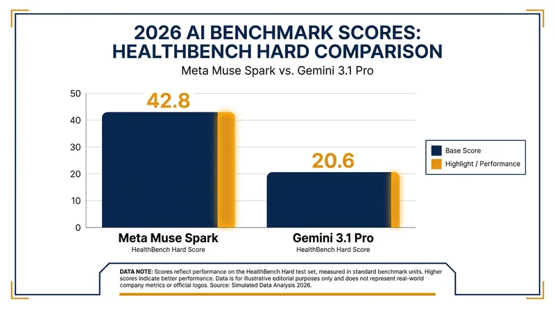 Meta's Muse Spark demonstrates significant advantages in specialized, high-complexity reasoning tasks.