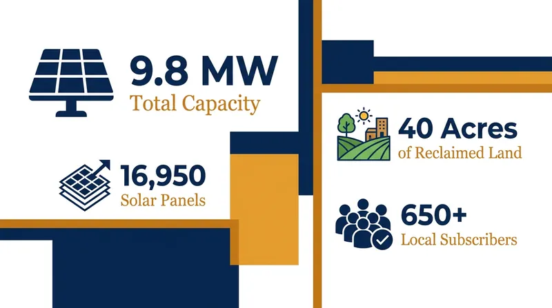 The Minonk project brings clean energy to hundreds of households while repurposing legacy industrial land.