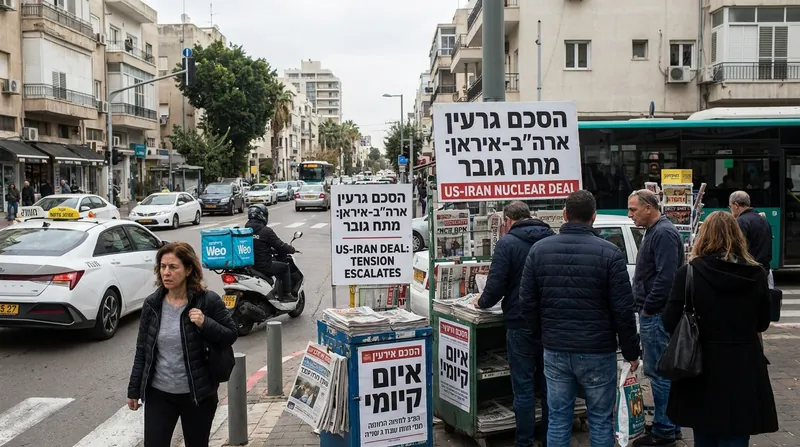 The bilateral agreement has sparked widespread anxiety and feelings of betrayal among the Israeli public.