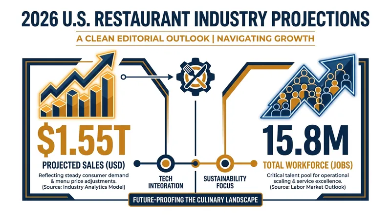 Despite economic headwinds, the U.S. restaurant industry is projected to reach record sales in 2026.