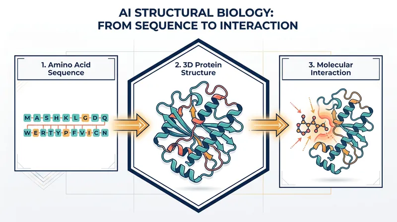 AlphaFold 3 expands AI's capability from predicting static shapes to modeling dynamic interactions.