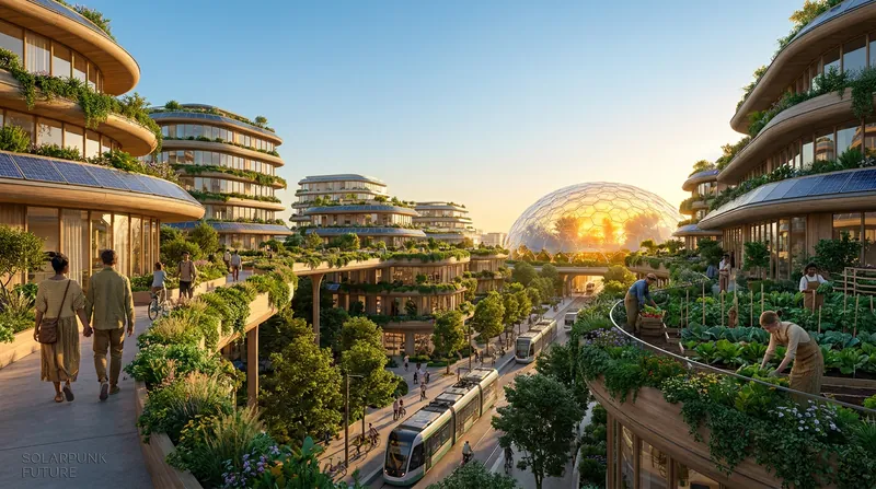 Solarpunk and optimistic sci-fi are replacing dystopian wastelands in network development pipelines.
