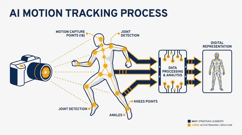 The console's AI engine tracks 18 distinct points on the human body to translate physical movement into gameplay.
