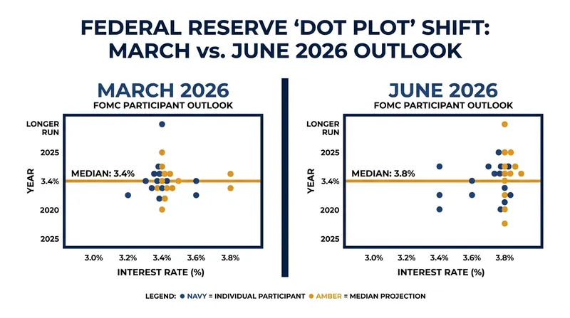 The June Summary of Economic Projections revealed a sharp upward shift in interest rate expectations.