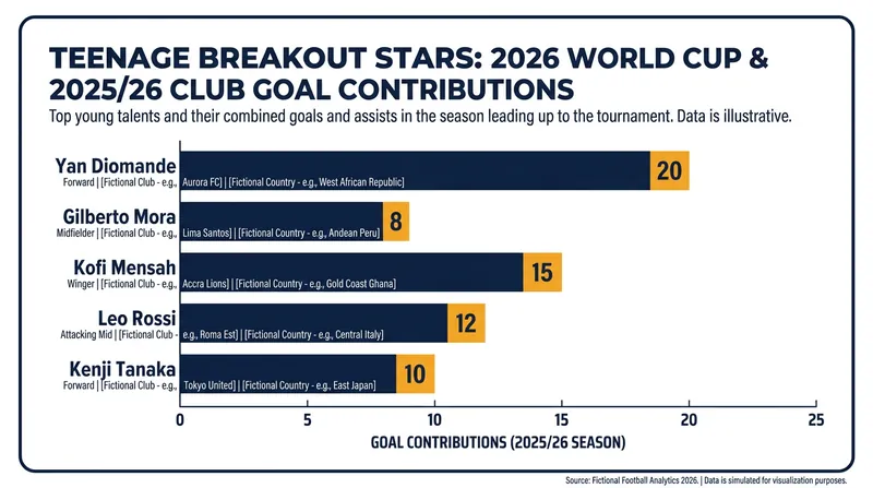 Many of the tournament's youngest players arrived in North America following highly productive domestic club seasons.
