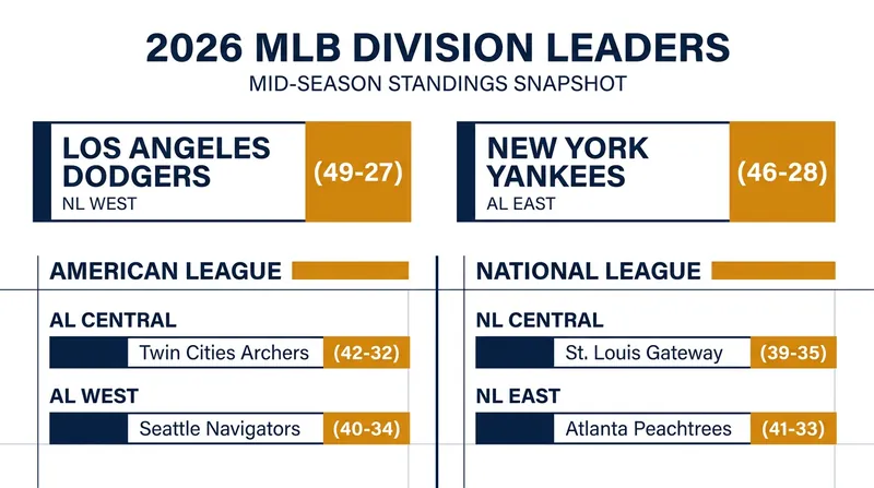 The Dodgers and Yankees currently hold the best records in Major League Baseball.