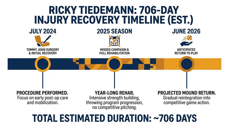 Tiedemann's long road back to professional baseball.