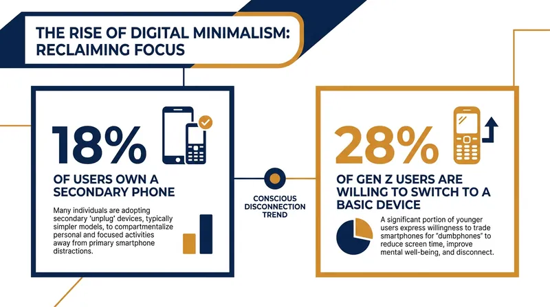 Gen Z and remote workers are driving the shift toward secondary and minimalist devices.
